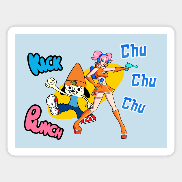 Kick! Punch! Chu! Chu! Chu1 Magnet by Charlie8090